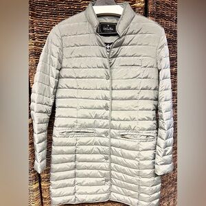 Valentino Rudy 55,  Gray Quilted Jacket (Estimated size:‎ XS), Pre- Owned